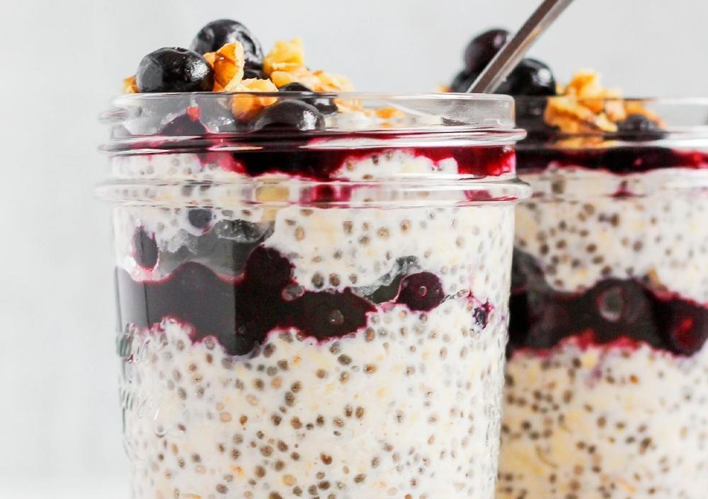 Overnight Oats Caseiro Funcional Com Aveia Low Carb