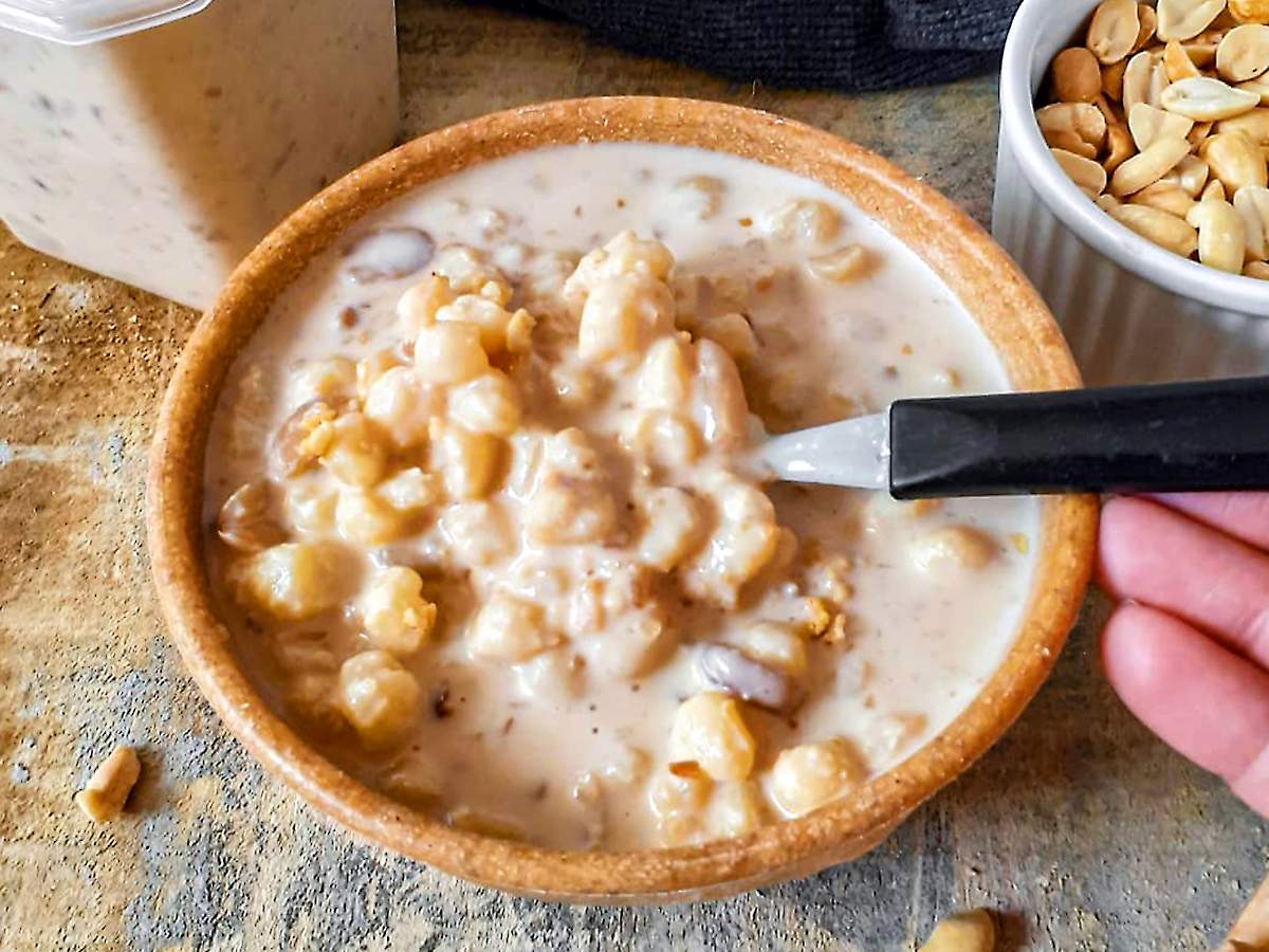 7 Receitas de Canjica Com Amendoim Doce &amp; Boas Sugestões de Preparo para Diversificar a Sobremesa Tradicional