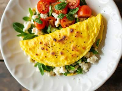 Receita de Omelete COM Muitos Tipos Super Saudáveis E Nutritivos