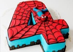 17 Receitas de Bolo do Homem Aranha de Aniversário Quadrado e Redondo