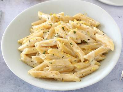 Macarrão ao Molho Branco Cremoso Com Gostinho de Quero Mais