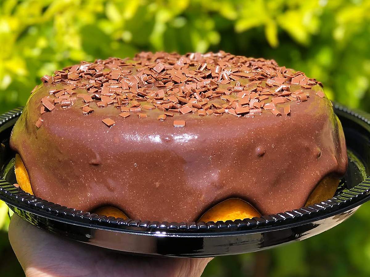 Bolo de Chocolate na Airfryer - Dika da Naka