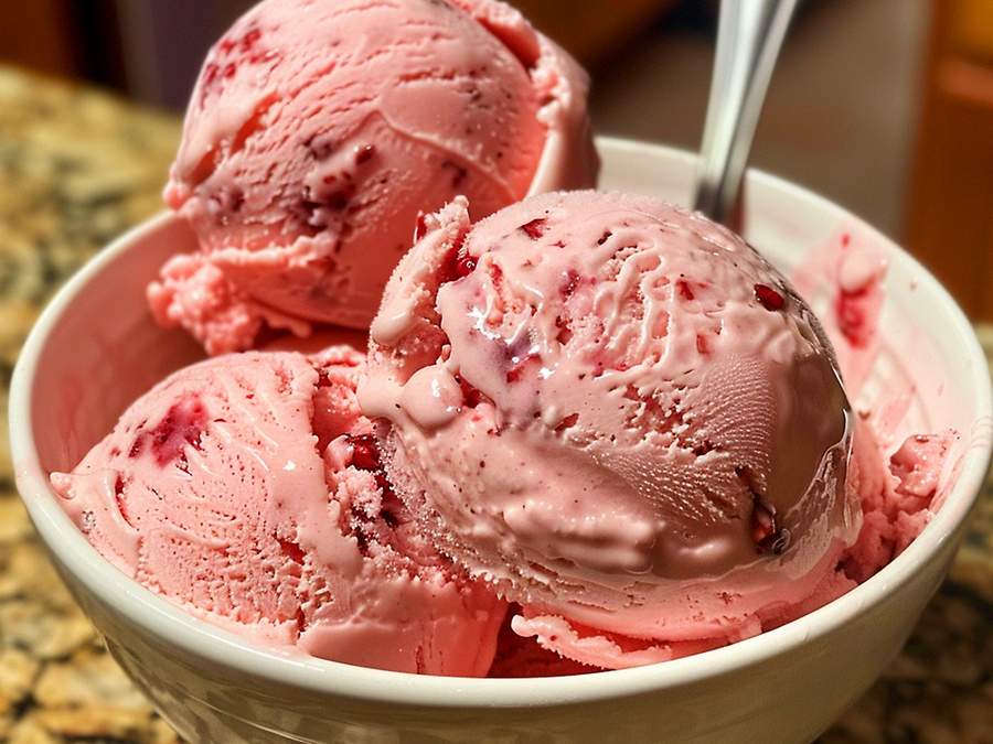 Sorvete de Morango: Cremosidade Geladinha Perfeita