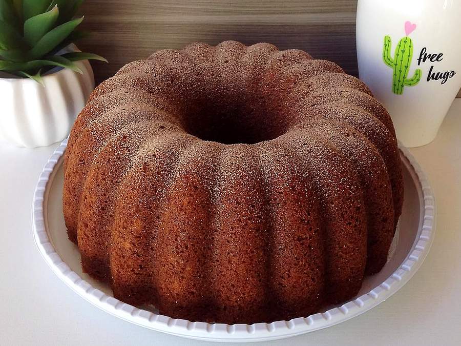 Bolo integral: receita saudável que engana a fome