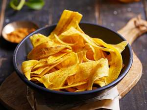 Banana chips crocantes: receita fácil e viciante