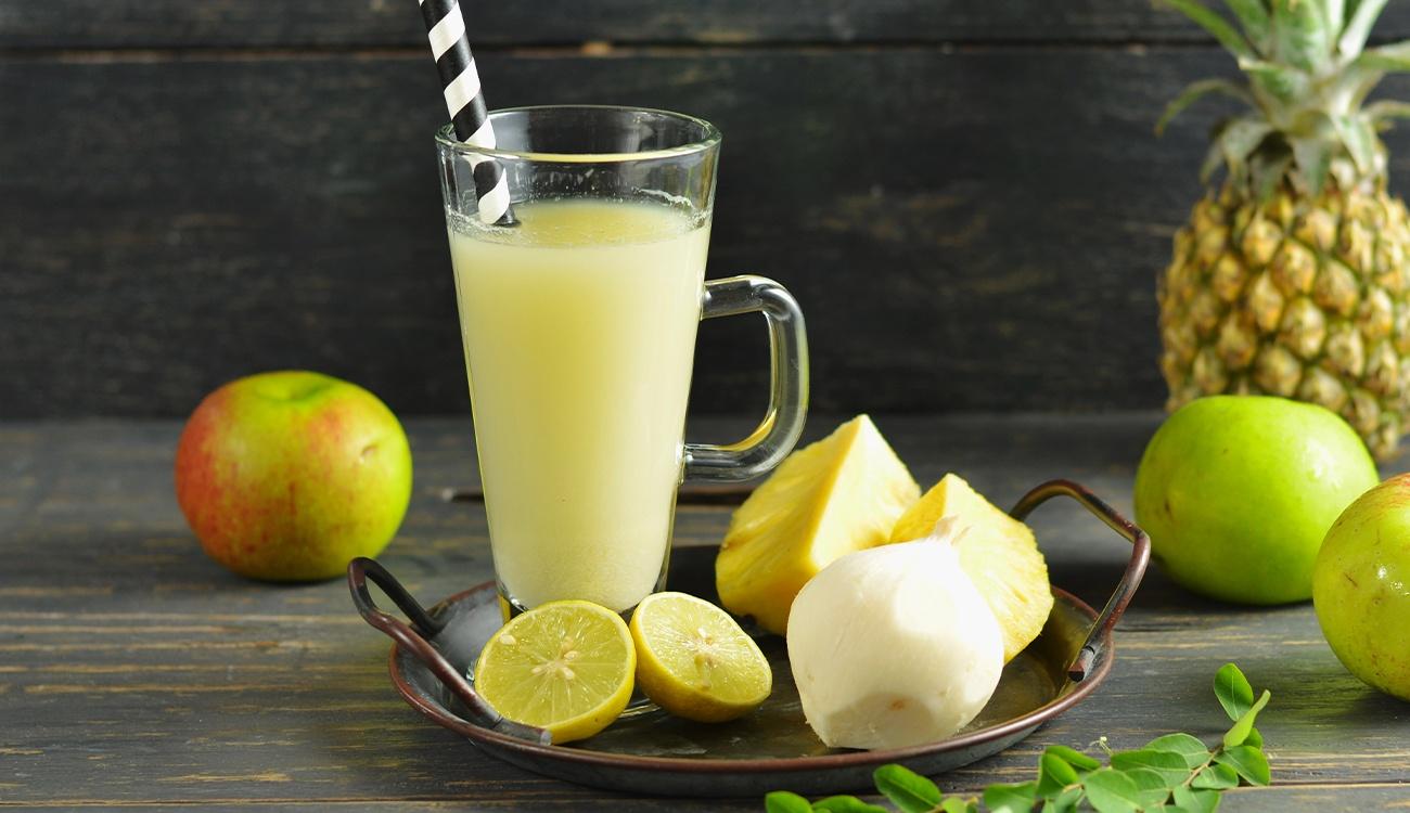 Suco de Inhame Com Limão para Melhorar A Digestão