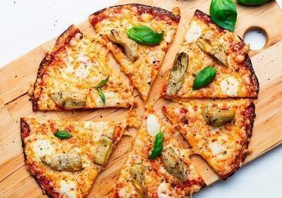 Massa de Pizza Fit Low Carb com Farinha de Aveia, Amendoa e Batata Doce