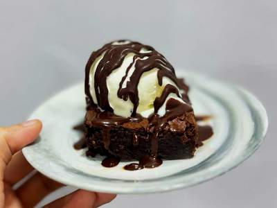 Brownie Com Sorvete, uma Sobremesa que Vai Matar Sua Vontade de Doce