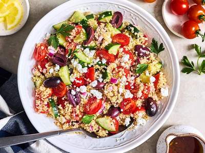 Salada de Quinoa E Variações para uma Salada Super Saudável