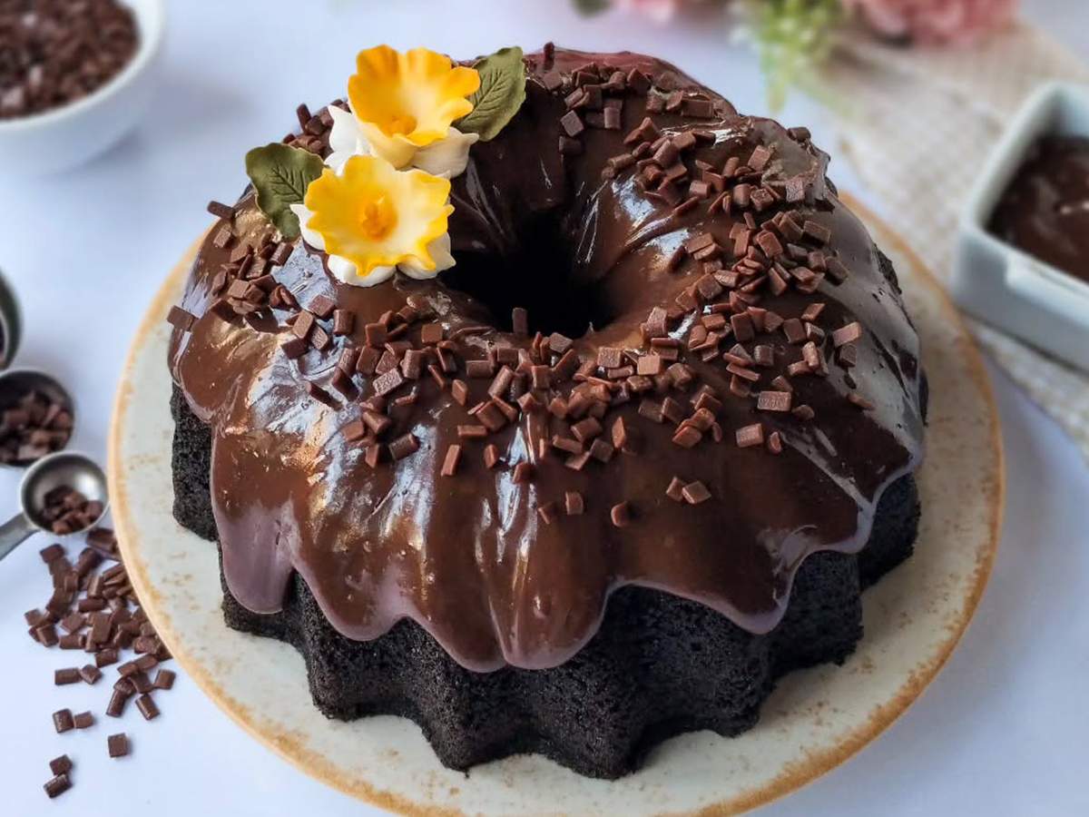 Bolo de Chocolate Fofinho Com Sugestões Que Faz a Alegria de Todas As Pessoas