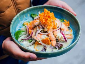 Ceviche De Camarão Com Sabores Surpreendentes