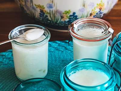 Receita Com Kefir de Leite E Água Super Saudáveis