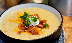 Sopa de batata: conforto cremoso em Minutos